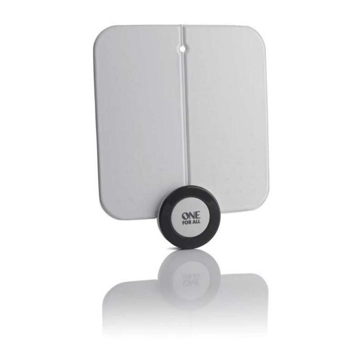 One For All Antenne TV Intérieure ONE FOR ALL SV9215 Design Line amplifiée, ultra plate, placement possible derriere la TV, filtre 5G anti