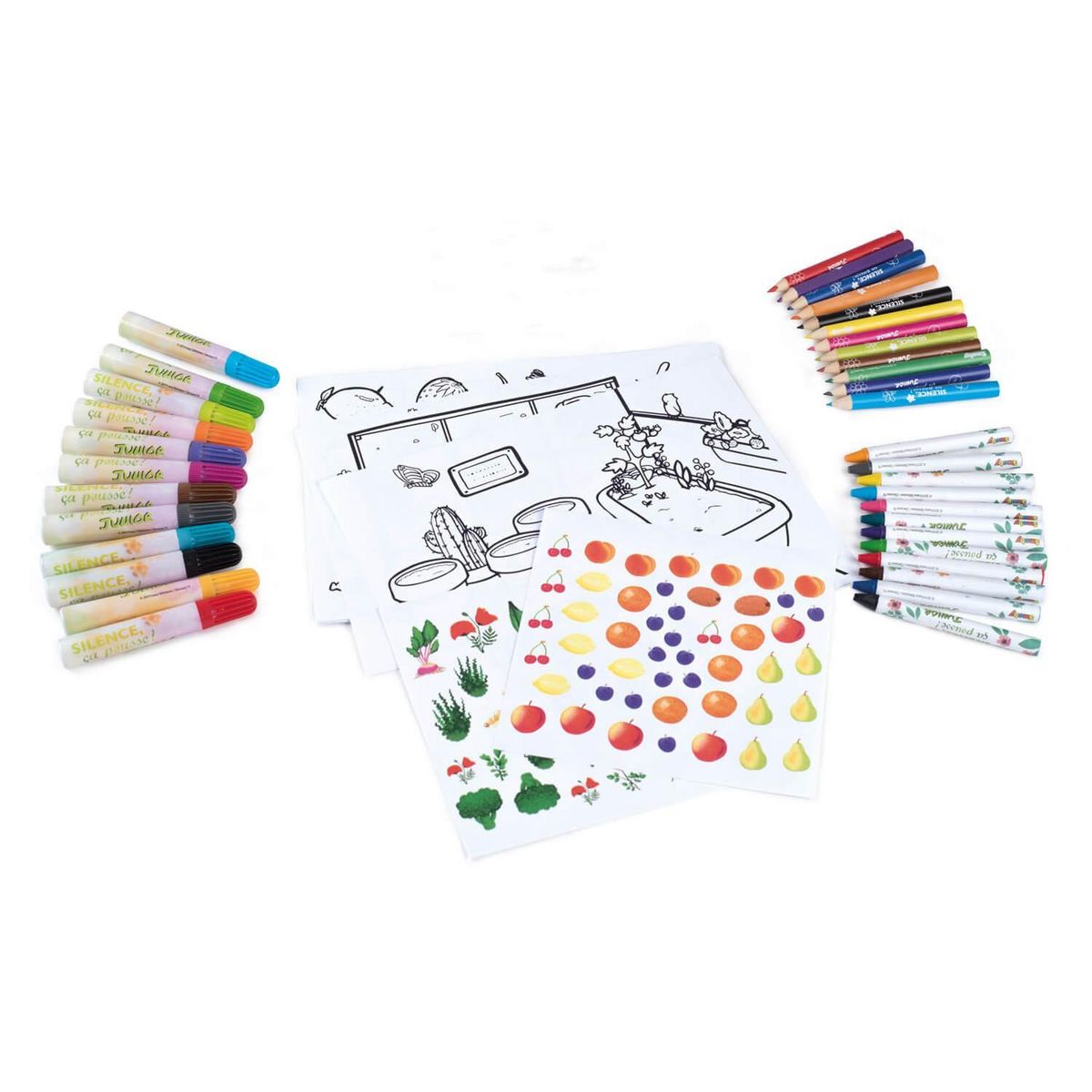 SMOBY Mallette D'Activites Dessin Silence ça pousse