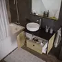 Meuble salle de bain avec vasque et miroir L80cm LURDES
