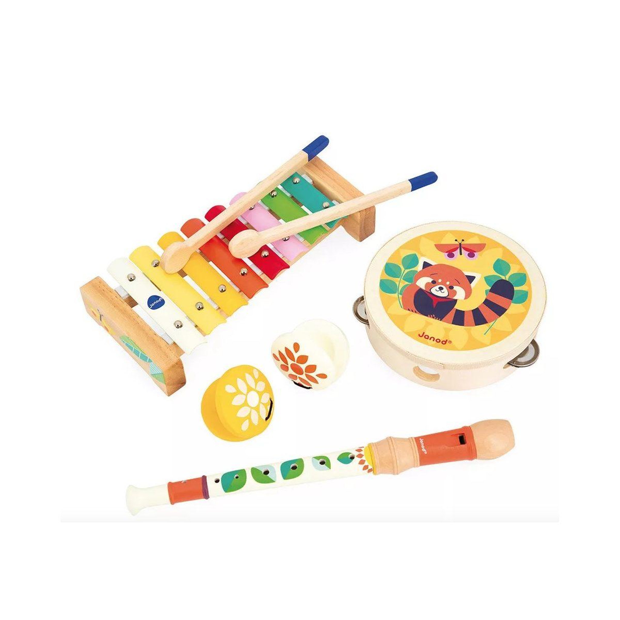 JANOD Set 4 instruments de musiques gioia