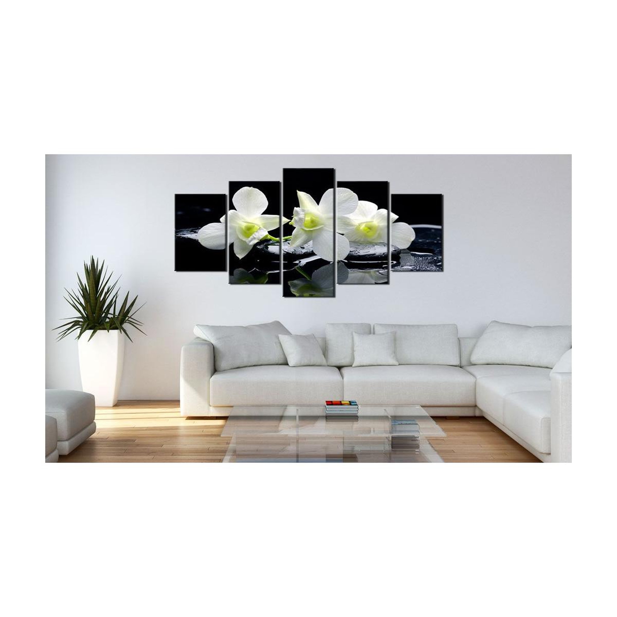 Voir la diapositive 2 : Paris Prix Tableau imprimé  melancholic orchids