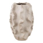 Paris Prix Vase Abstrait Vagues  Dewayne  37cm Beige
