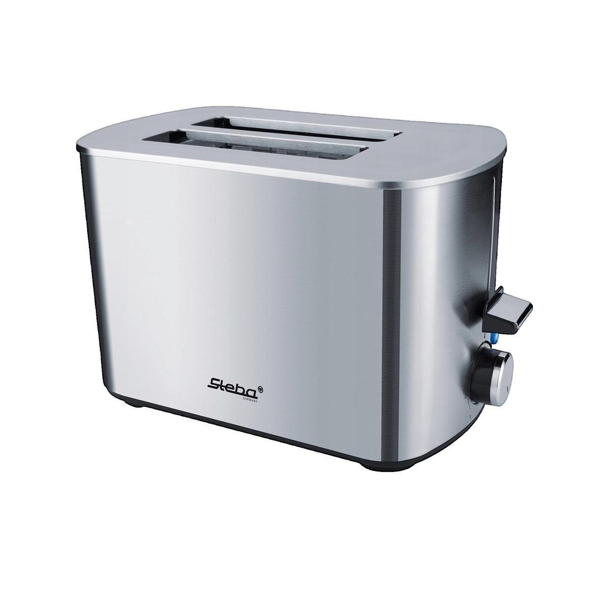 Voir la diapositive 2 : STEBA Grille-pain Steba 2 tranches inox avec 7 niveaux de brunissage