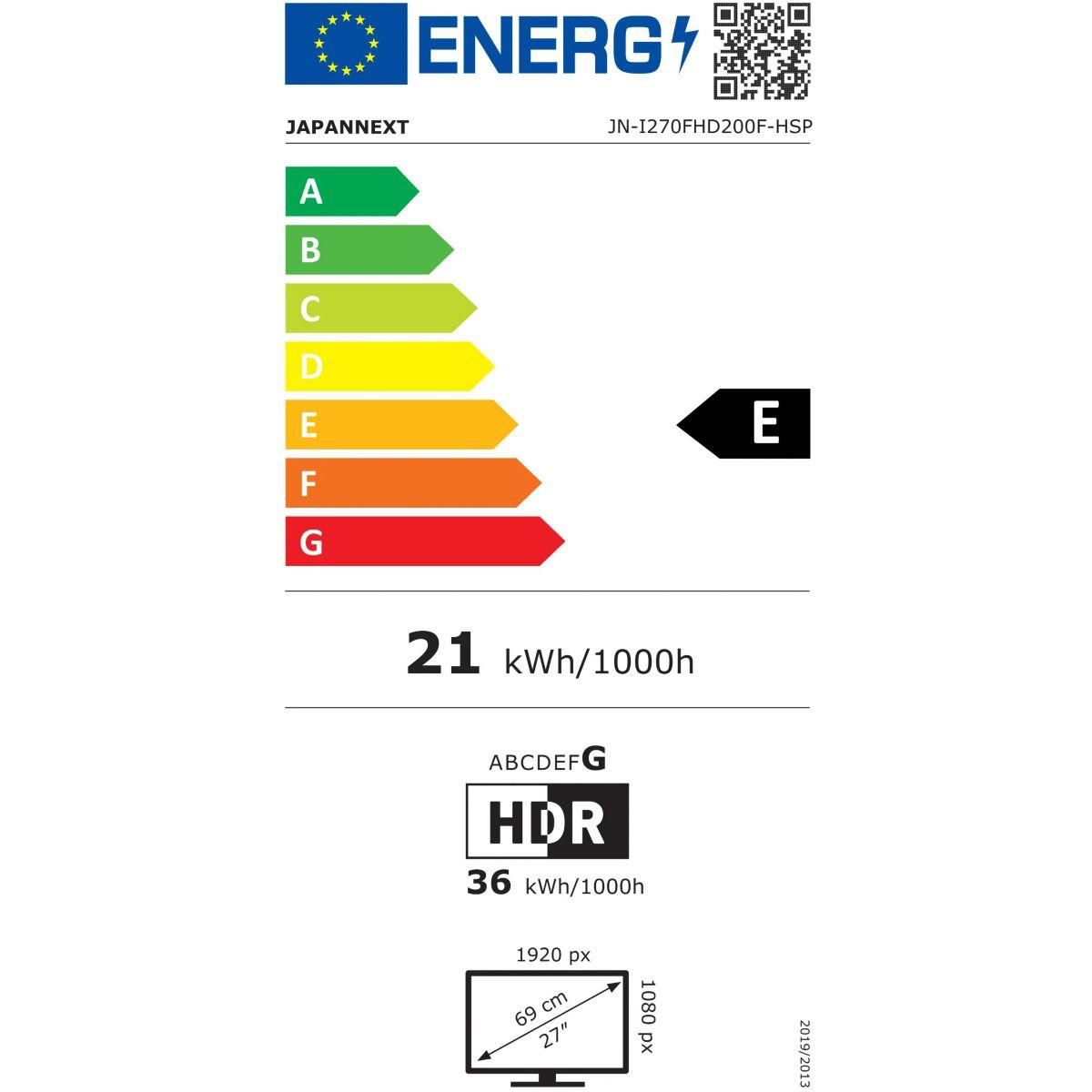 JAPANNEXT Ecran PC Gamer JN-I270FHD200F-HSP 27''
