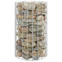 Voir la diapositive 1 : VIDAXL Poteau a gabion circulaire Acier galvanise Ø30x50 cm