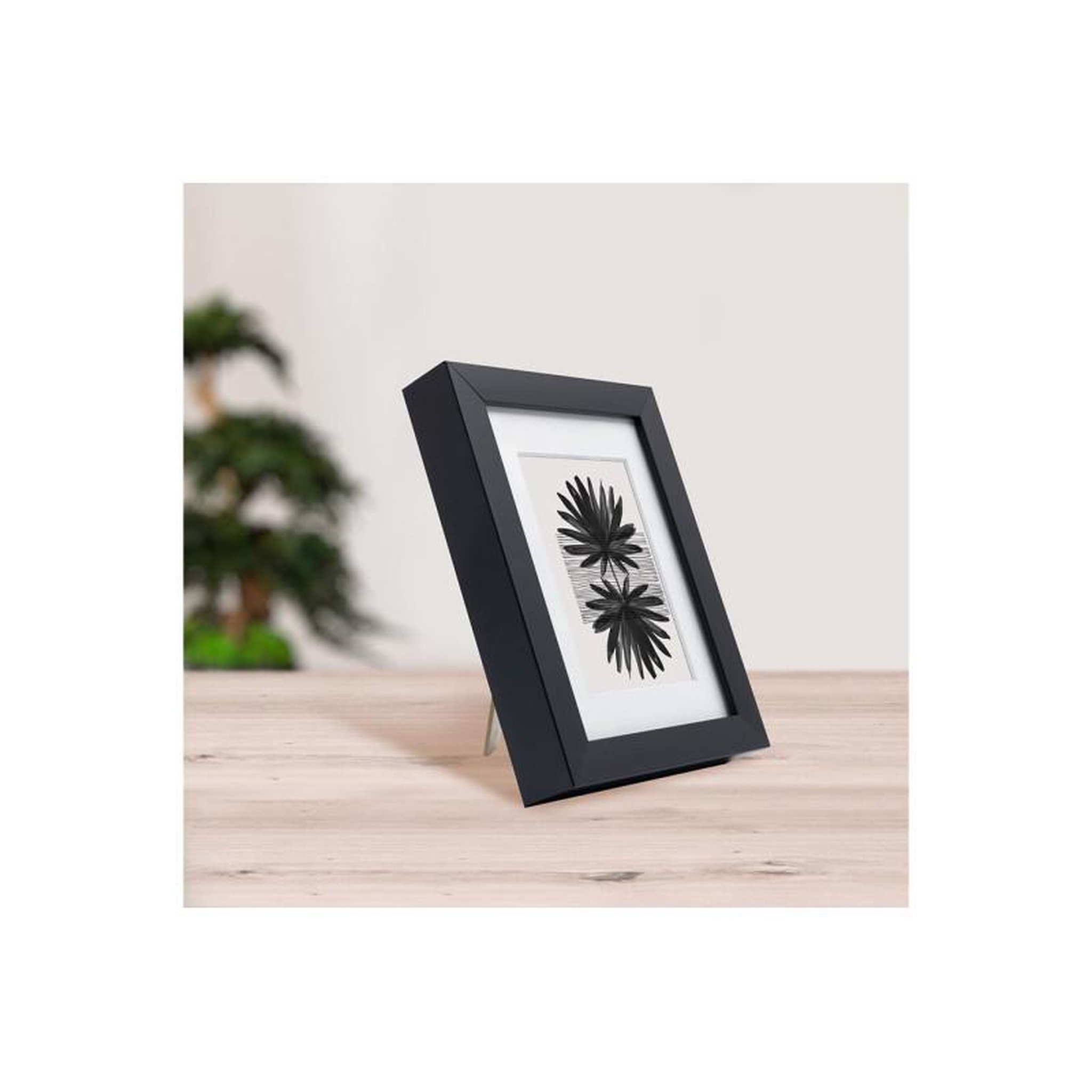 Voir la diapositive 5 : CEANOTHE Cadre Ceanothe CADRE 13X18 OUV 10X15 MILAN NOIR