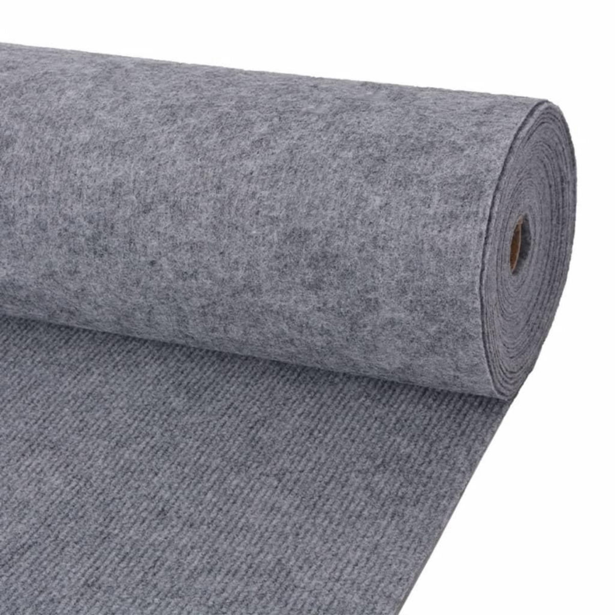 VIDAXL Tapis strie pour exposition 1,2x20 m Gris