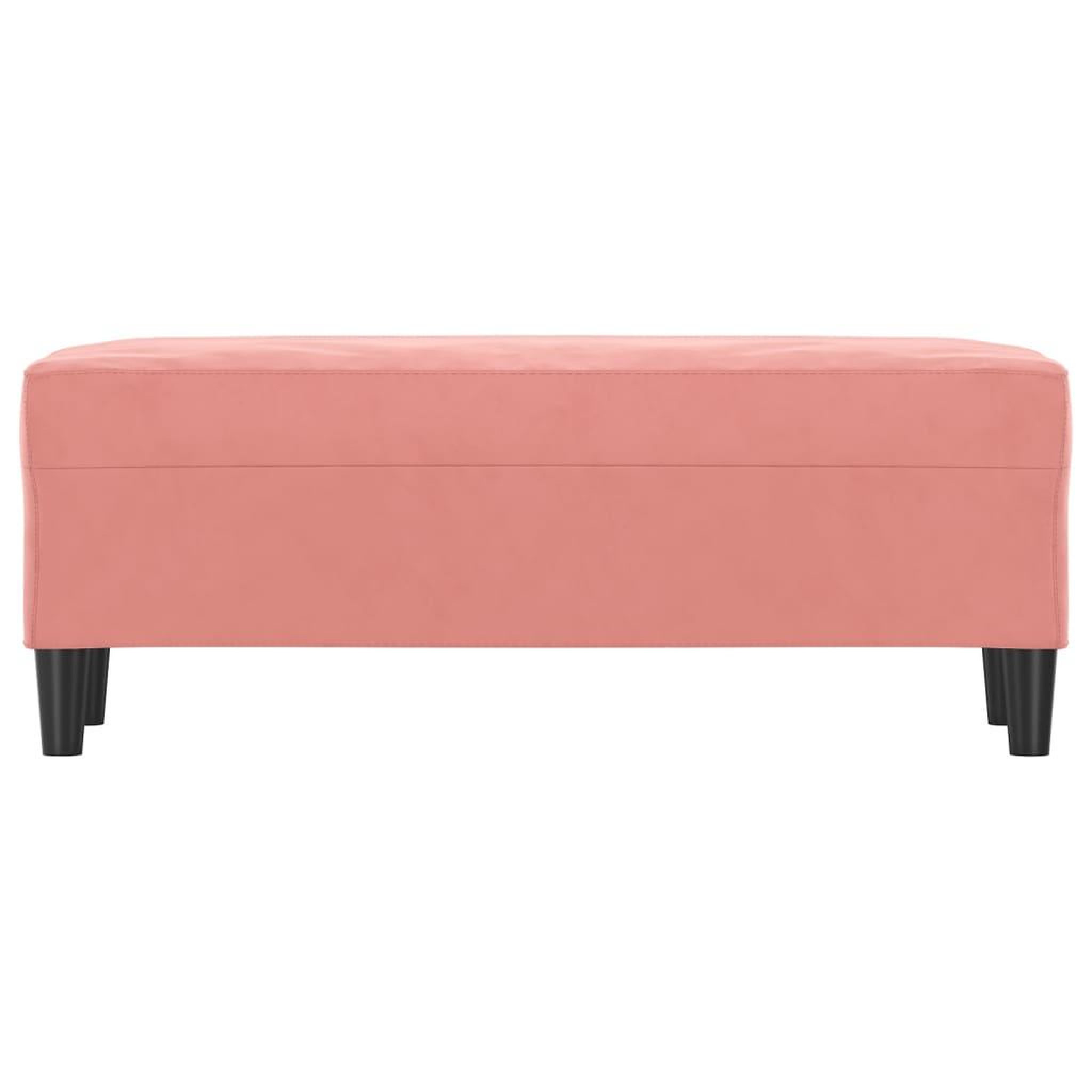 Voir la diapositive 3 : VIDAXL Banc Rose 100x35x41 cm Velours