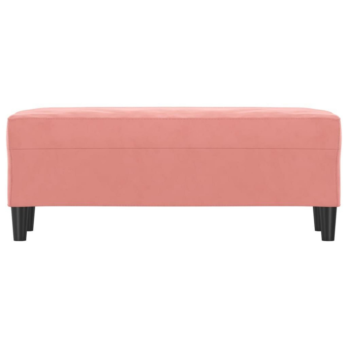 VIDAXL Banc Rose 100x35x41 cm Velours