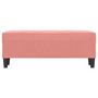 Voir la diapositive 3 : VIDAXL Banc Rose 100x35x41 cm Velours