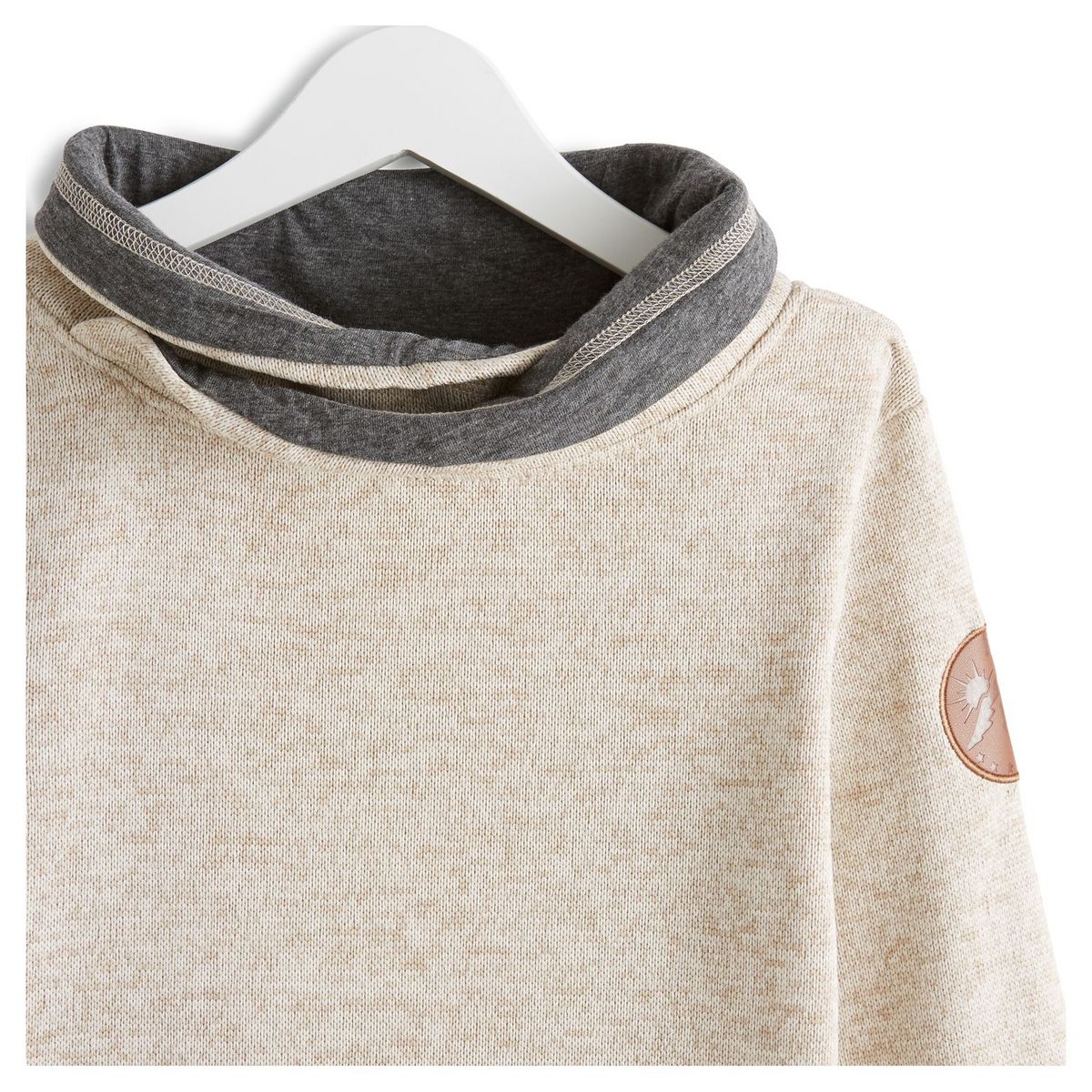 IN EXTENSO Sweat col snood garçon