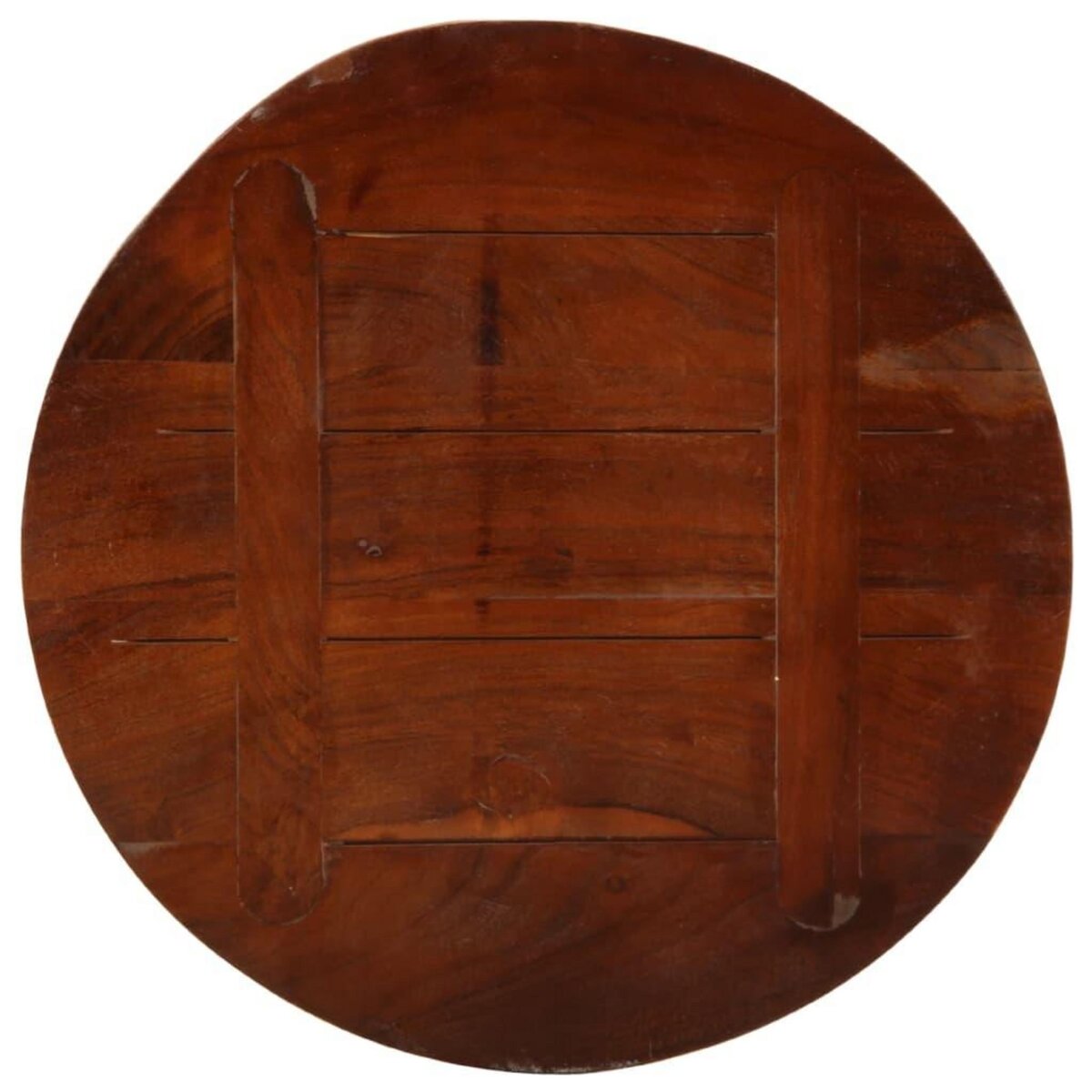 VIDAXL Dessus de table Ø 60x1,5 cm rond bois massif de recuperation