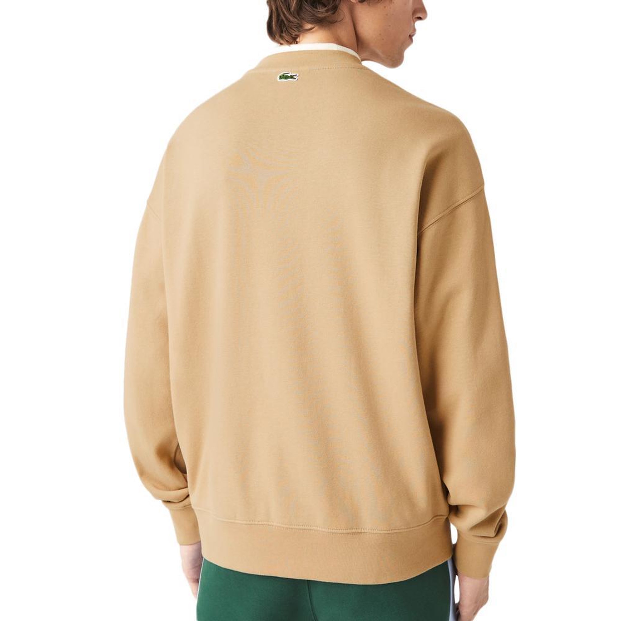 Voir la diapositive 4 : Lacoste Sweat beige homme lacoste sweatshirt sh2524