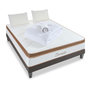 Voir la diapositive 1 : BELLECOUR BELLECOUR LITERIE | Pack Prêt à dormir ZERMATT | Matelas Mémoire de forme + Sommier + Accessoires