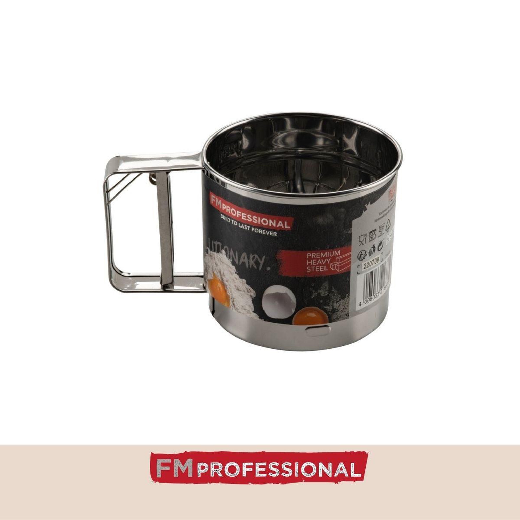 Voir la diapositive 5 : FM PROFESSIONAL Tamis de farine en inox 10 cm fm professional