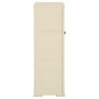 Voir la diapositive 3 : VIDAXL Armoire plastique 79x43x125 cm design de bois blanc angora