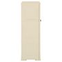 Voir la diapositive 3 : VIDAXL Armoire plastique 79x43x125 cm design de bois blanc angora