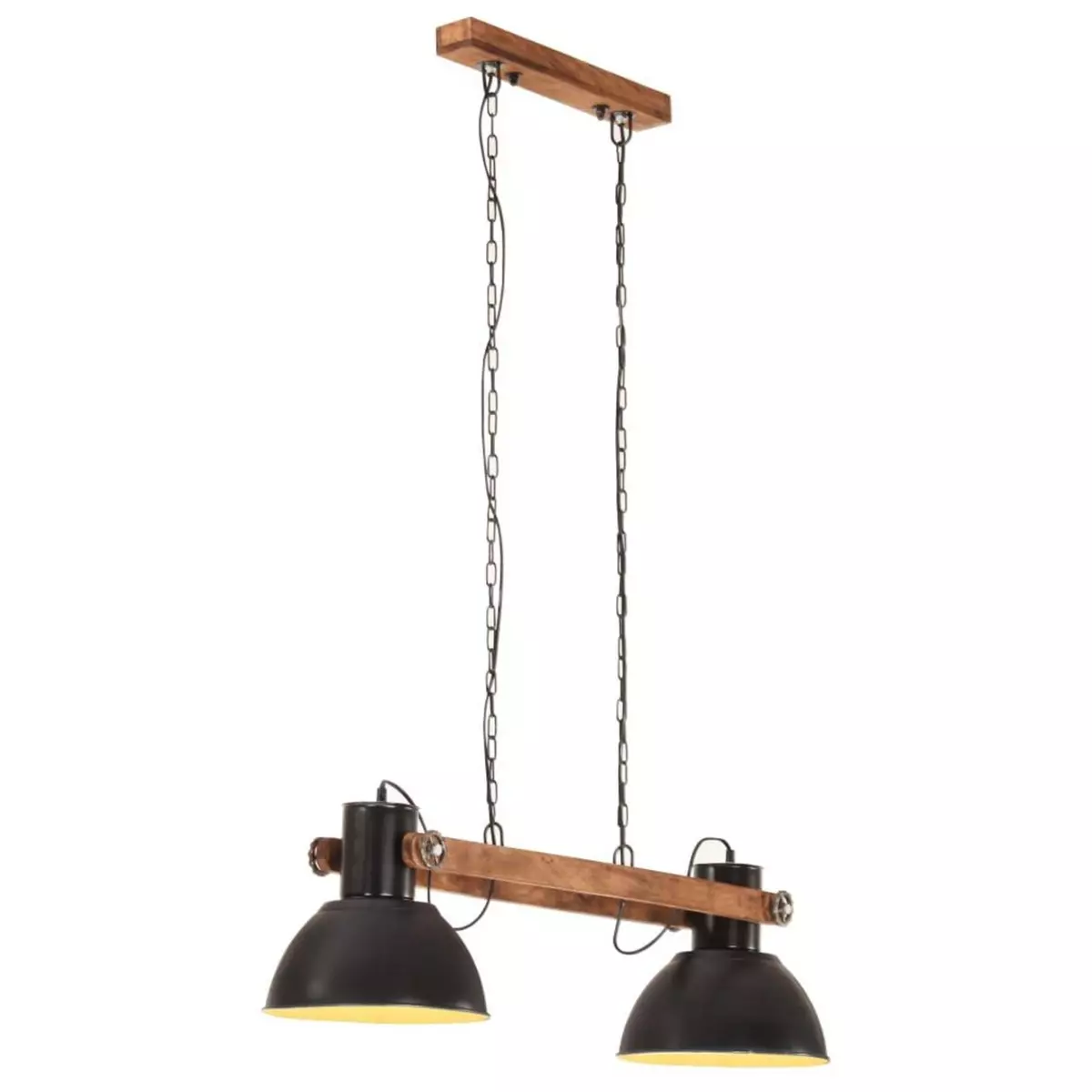 VIDAXL Lampe suspendue industrielle 25 W Noir 109 cm E27