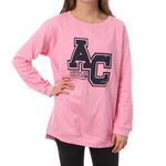 AMERICAN COLLEGE Sweat Long  Femme American College YR656. Coloris disponibles : Rose
