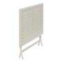 Voir la diapositive 3 : HESPERIDE Table de jardin pliante Azua en aluminium