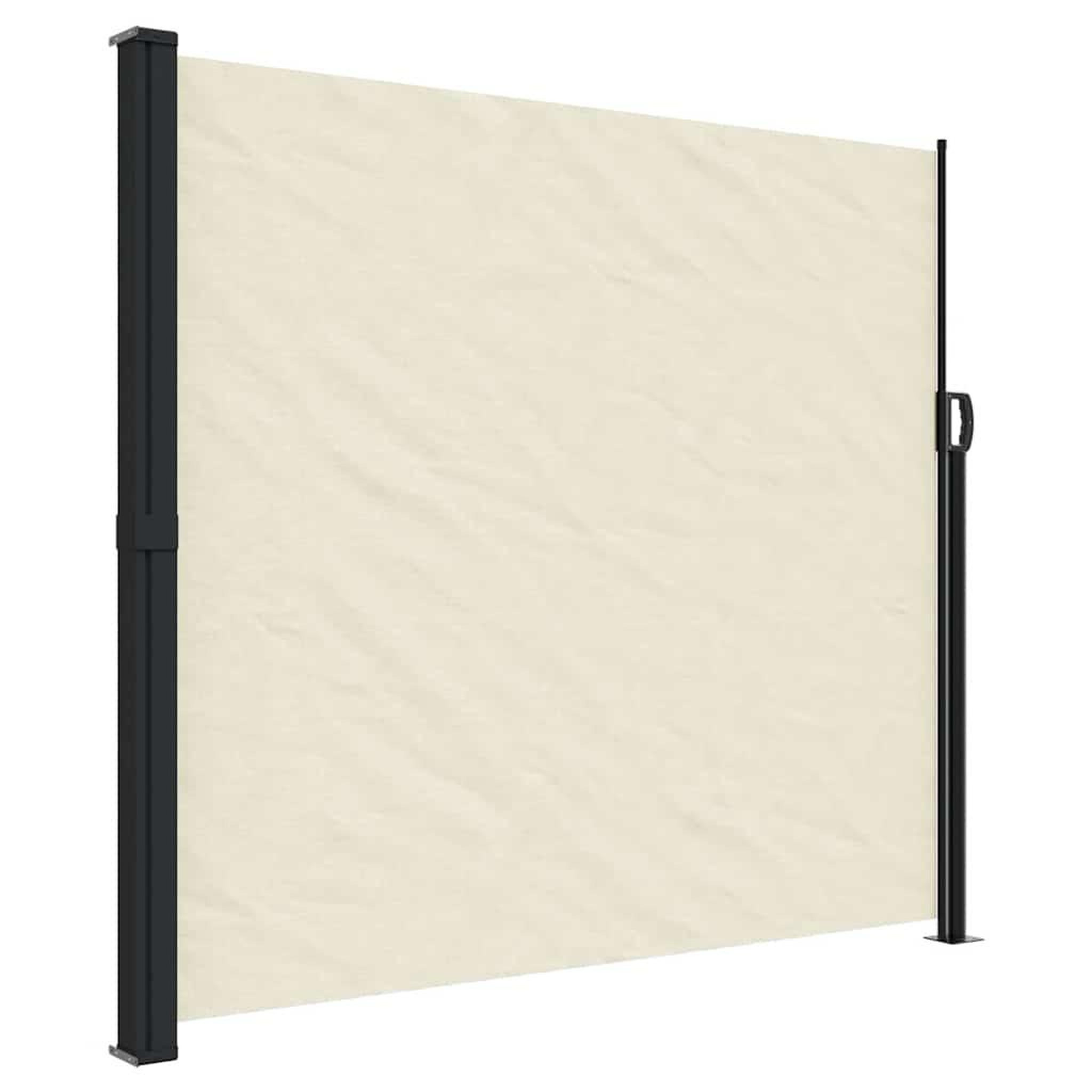 Voir la diapositive 2 : VIDAXL Auvent lateral retractable creme 180x600 cm