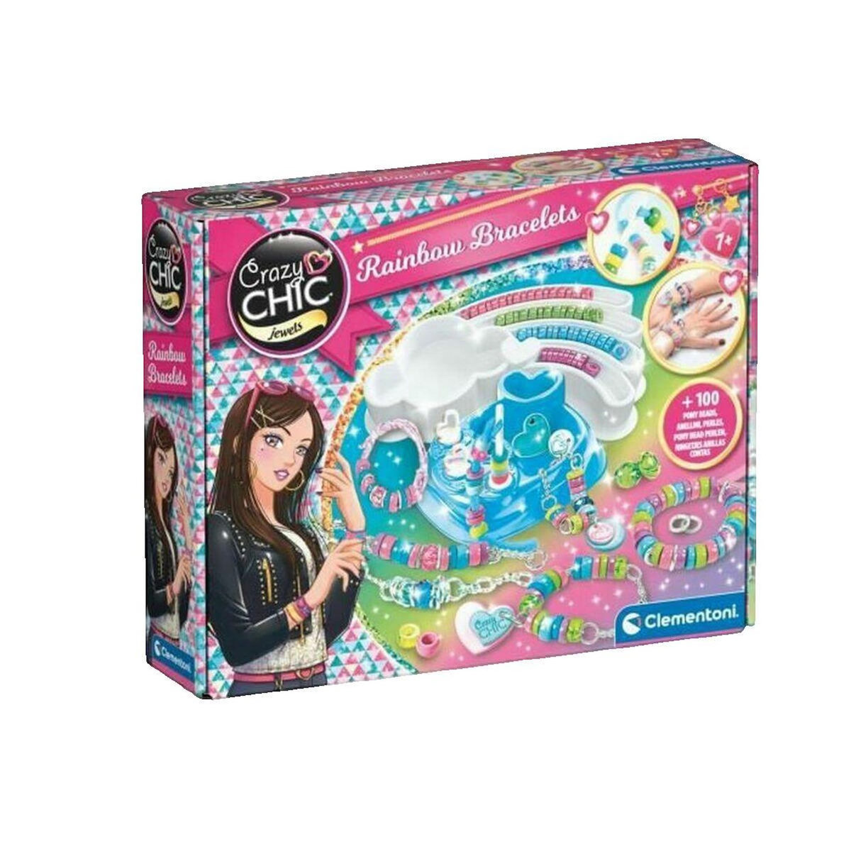 CLEMENTONI Coffret créatif Clementoni pour bracelets multicolores