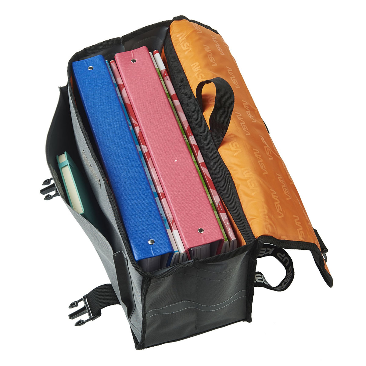 NASA Cartable 38 cm CP/CE1/CE2 gris NASA