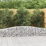 VIDAXL Paniers a gabions arques 25 pcs 400x30x40/60 cm Fer galvanise