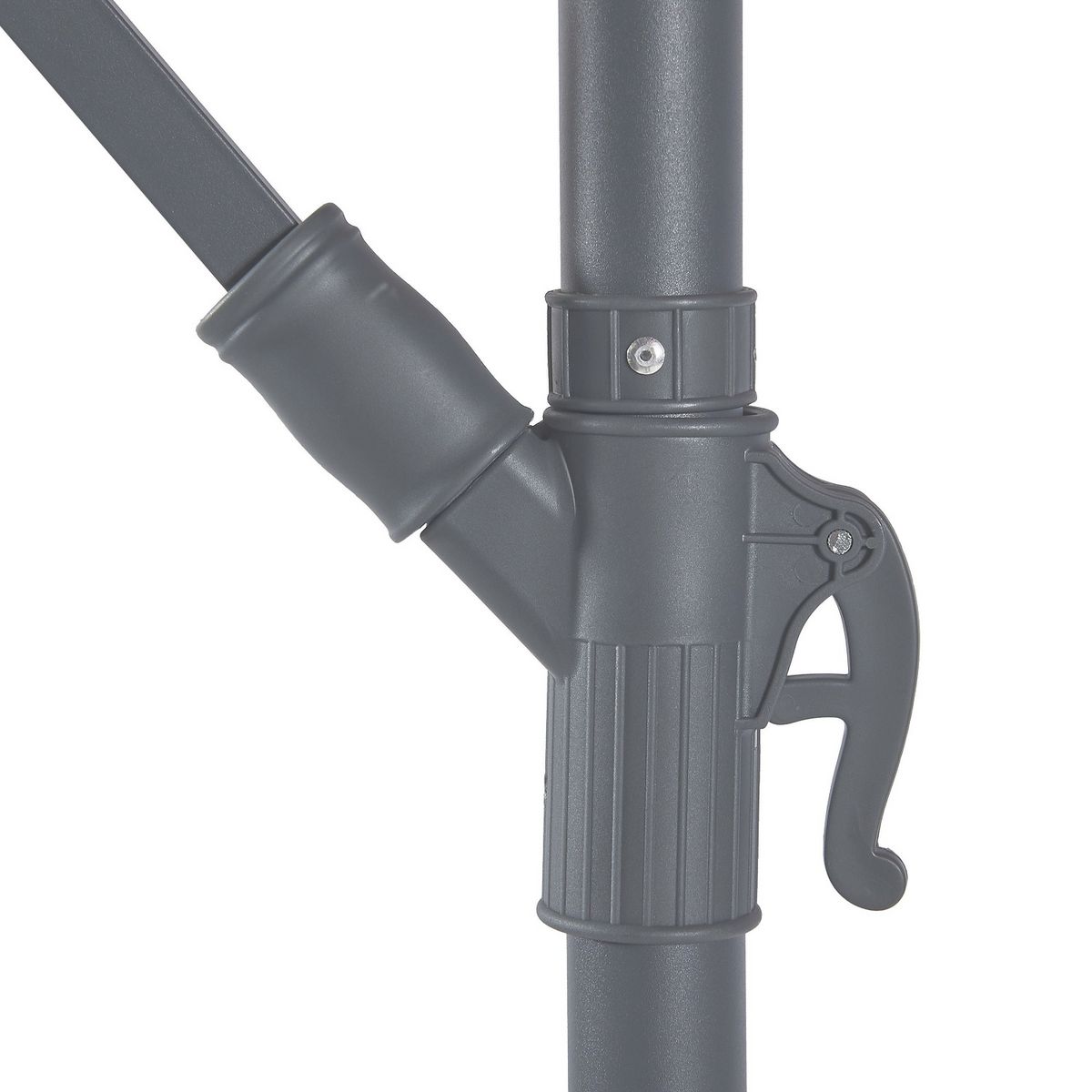 GARDENSTAR Parasol déporté rond D3xH2.45 m noisette (beige foncé) LEA