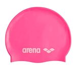 ARENA Bonnet de Bain  Mixte Classic Silicone. Coloris disponibles : Rose