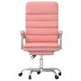 Voir la diapositive 3 : VIDAXL Fauteuil de massage inclinable de bureau Rose Similicuir
