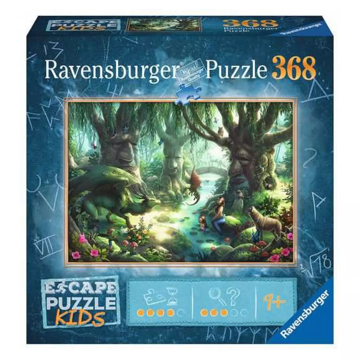 RAVENSBURGER Escape Puzzle Kids Magic Forest Contour pour puzzle 368 pieces