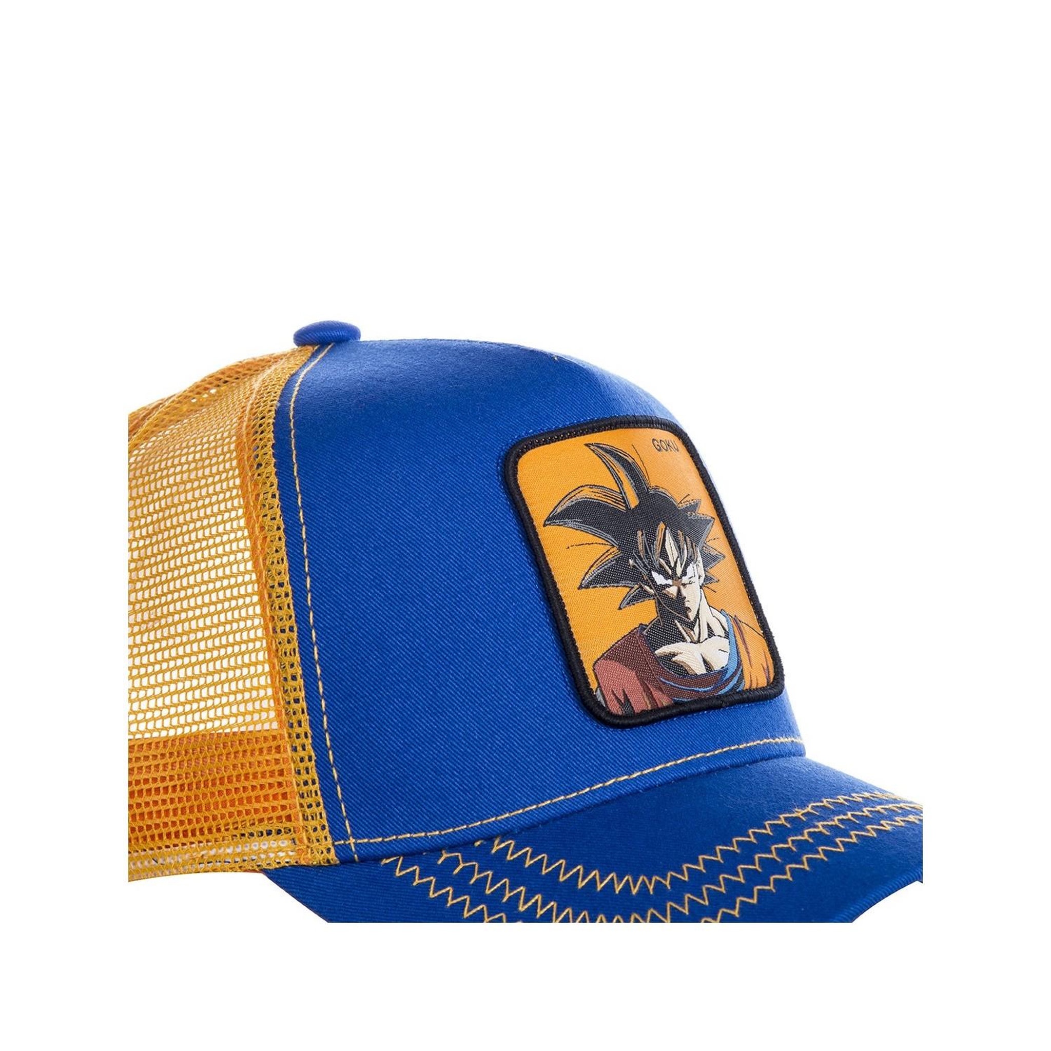 Voir la diapositive 3 : CAPSLAB Casquette Dragon Ball Z Goku Bleu et Orange