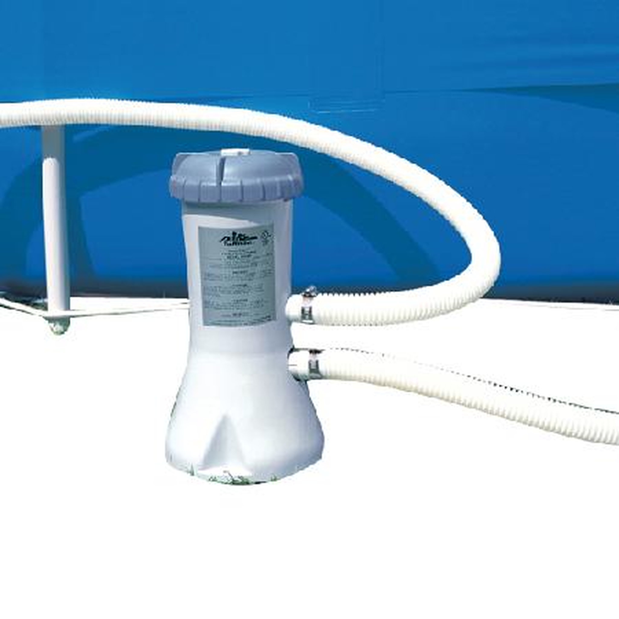 Voir la diapositive 3 : INTEX Piscine tubulaire ronde - Avec pompe - 366x76cm