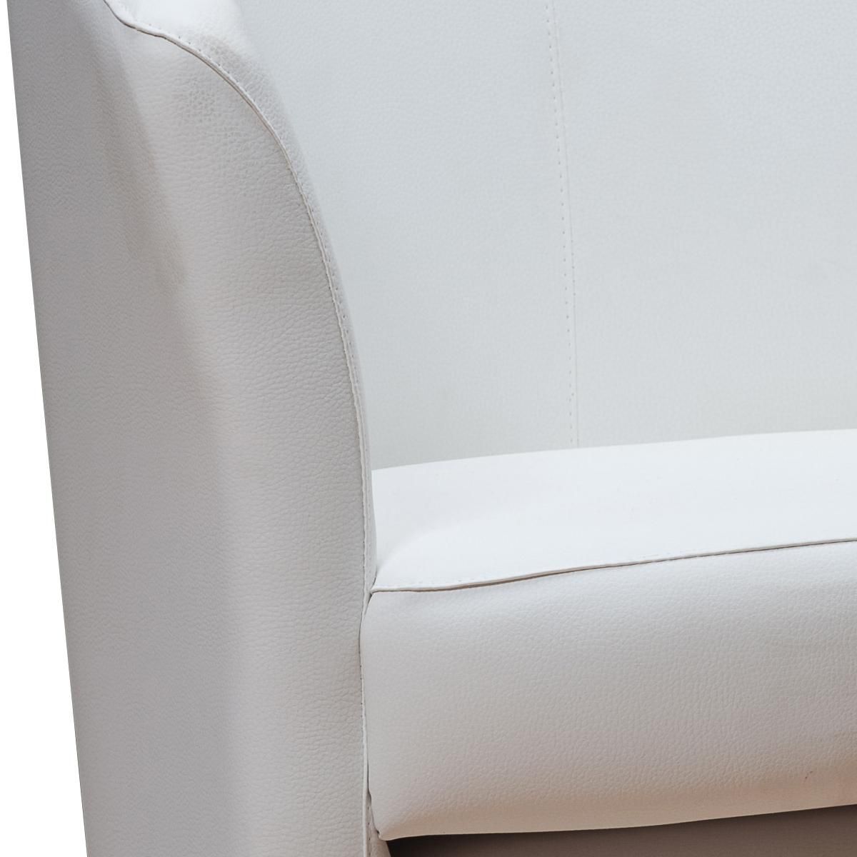 Fauteuil cabriolet + Pouf ROMA