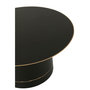 Voir la diapositive 3 : Paris Prix Table Basse en Métal  Border  80cm Noir