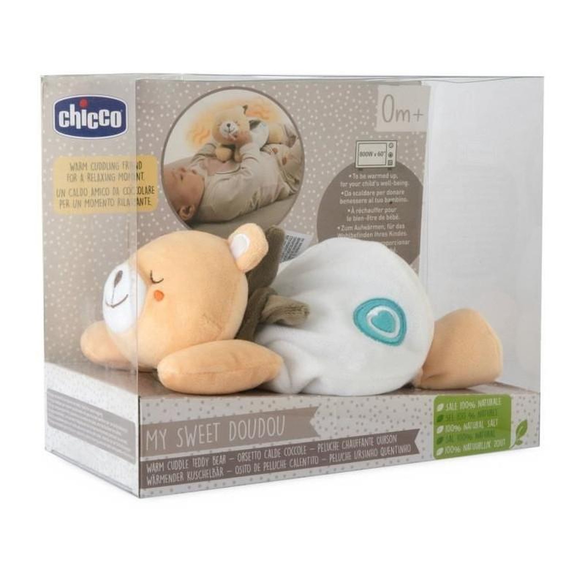 Voir la diapositive 5 : CHICCO Peluche chauffante Ourson - CHICCO - Beige - Des la naissance