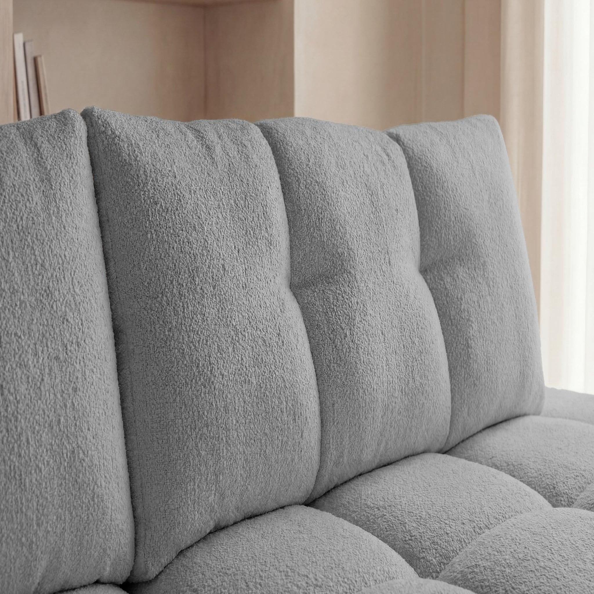 Voir la diapositive 5 : CASANOVA PARIS Constance - canapé d'angle tissu chenille