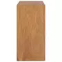 VIDAXL Buffet 80x30x60 cm bois de teck massif