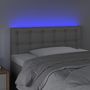 Voir la diapositive 3 : VIDAXL Tete de lit a LED Gris 80x5x78/88 cm Similicuir