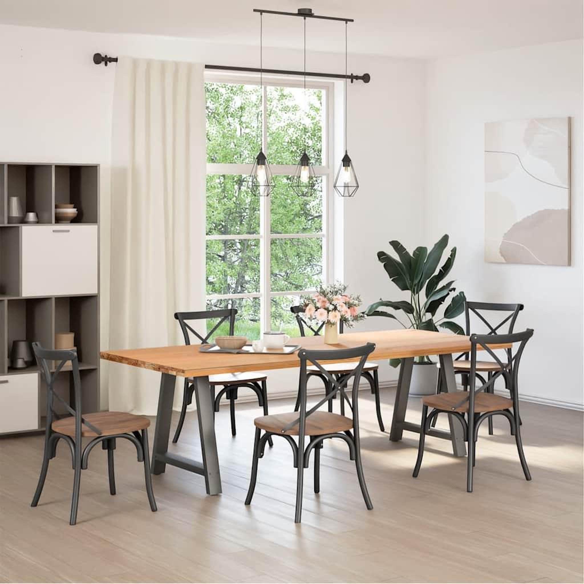 Voir la diapositive 2 : VIDAXL Pieds de table basse forme de A 2 pcs anthracite 70x(72-73) cm