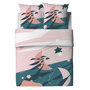 Voir la diapositive 4 : Les Ateliers du Linge Parure de housse de couette 100% coton 57fils heol