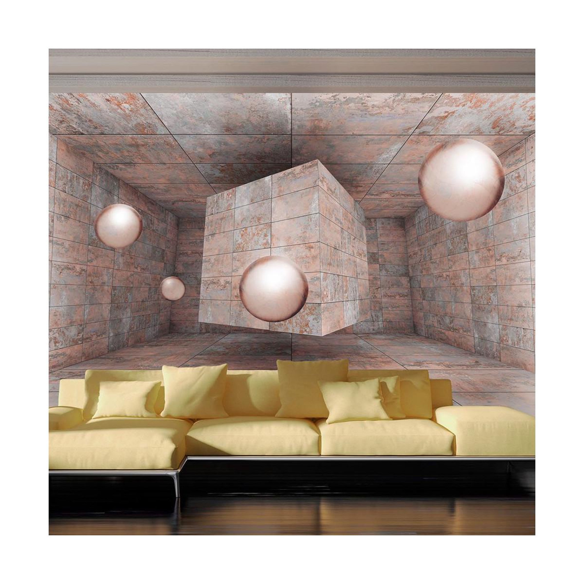 Paris Prix Papier peint  pink box. Coloris disponibles : Multicolore