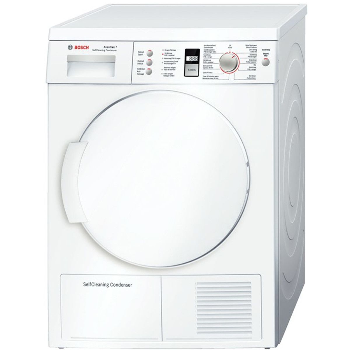 BOSCH Sèche-linge porte pleine WTW 84371FG condensation pompe à chaleur 7 Kg
