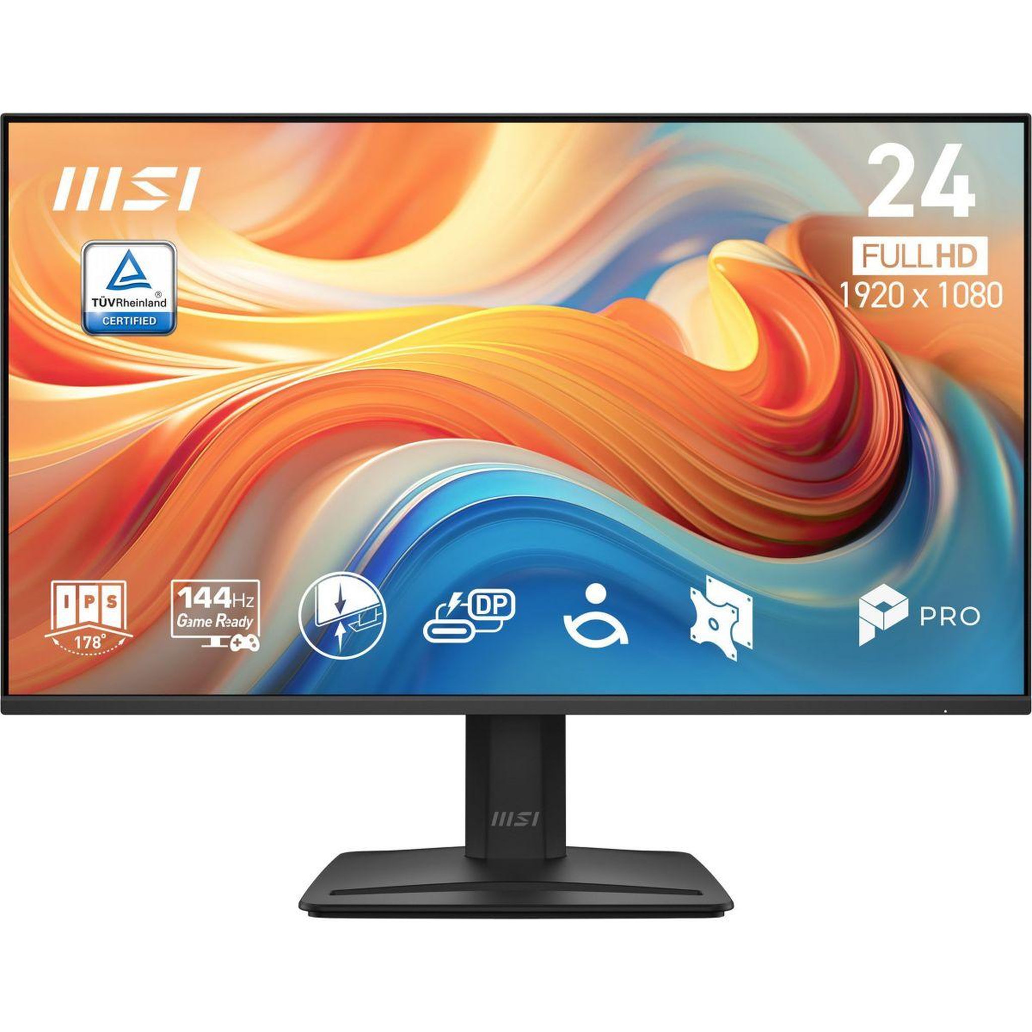 Voir la diapositive 1 : MSI Ecran PC PRO MP242 E14C 24'' IPS