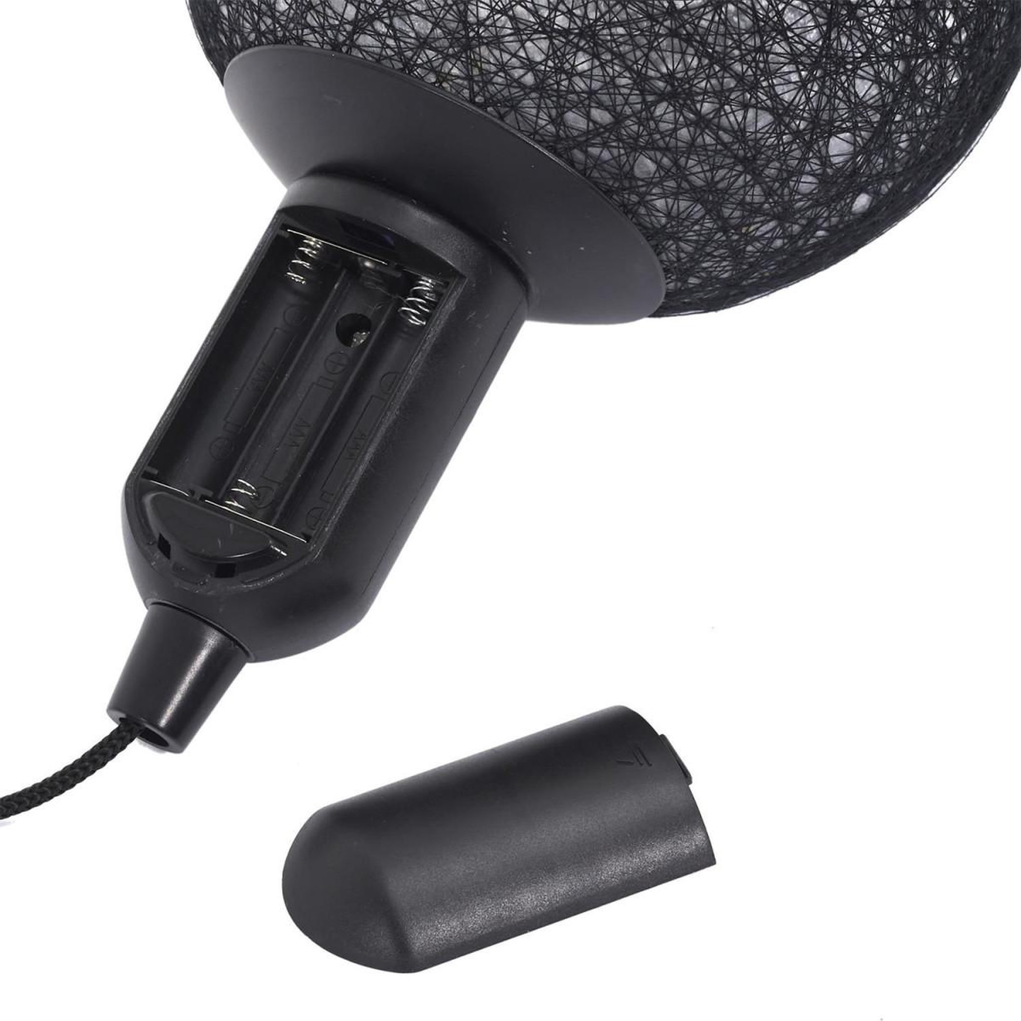 Voir la diapositive 6 : The Home Deco Factory Lampe suspension à led  boule  24cm noir
