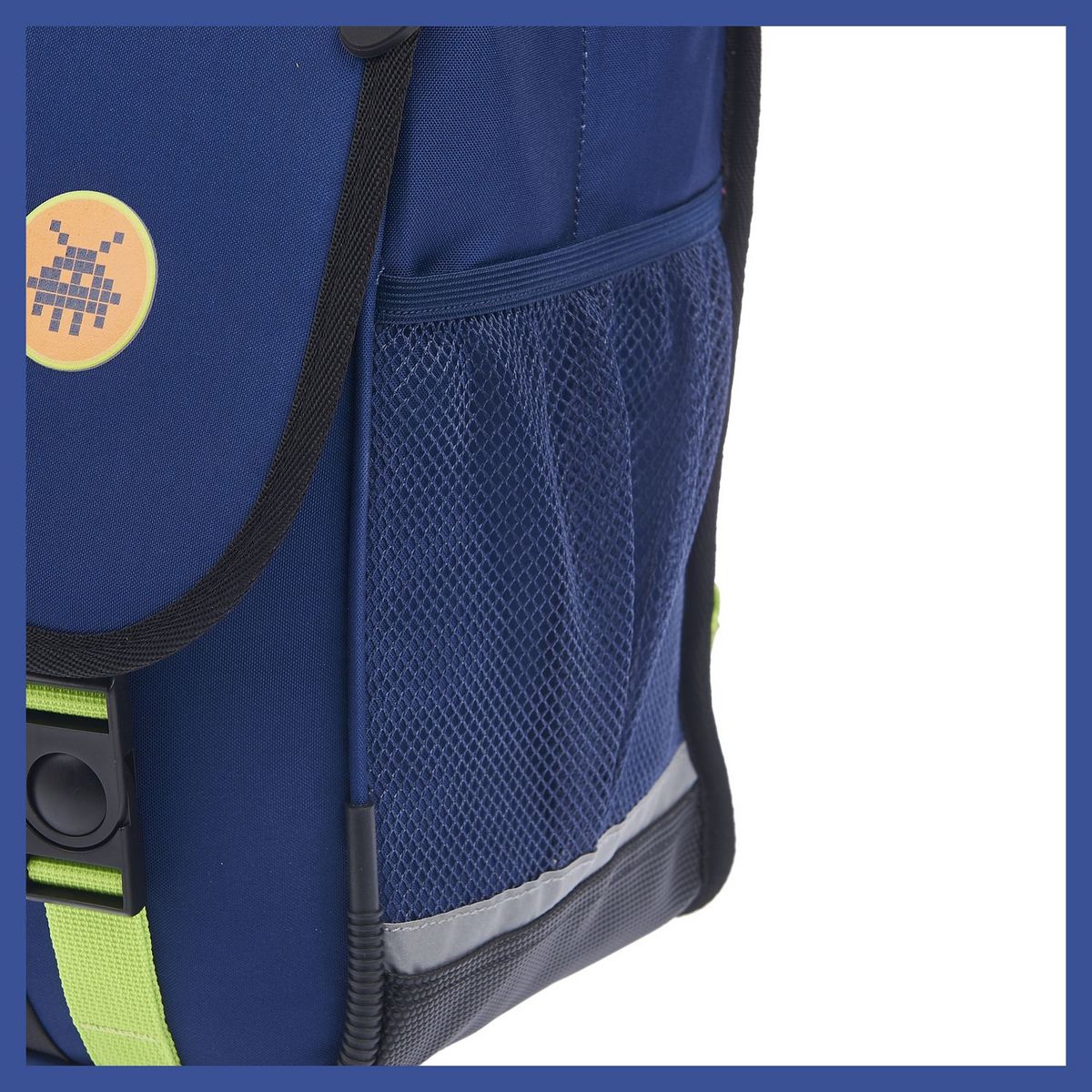 AUCHAN Cartable 41 cm bleu MODERN GAMING