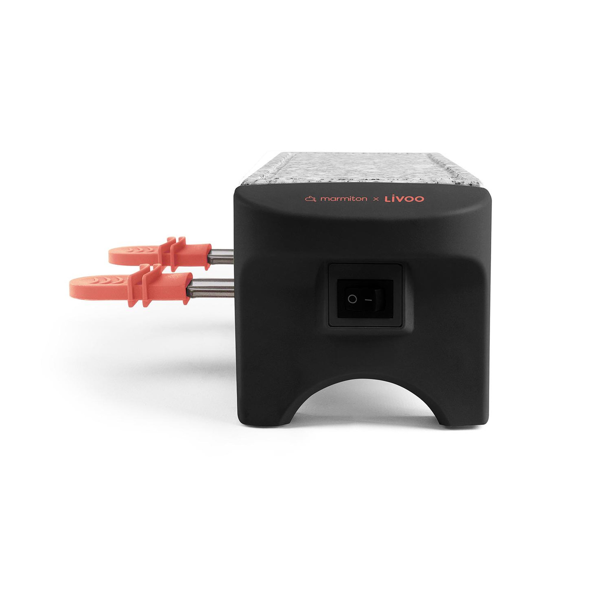 Voir la diapositive 5 : LIVOO Appareil à raclette 2 personnes 350w - DOC156CO