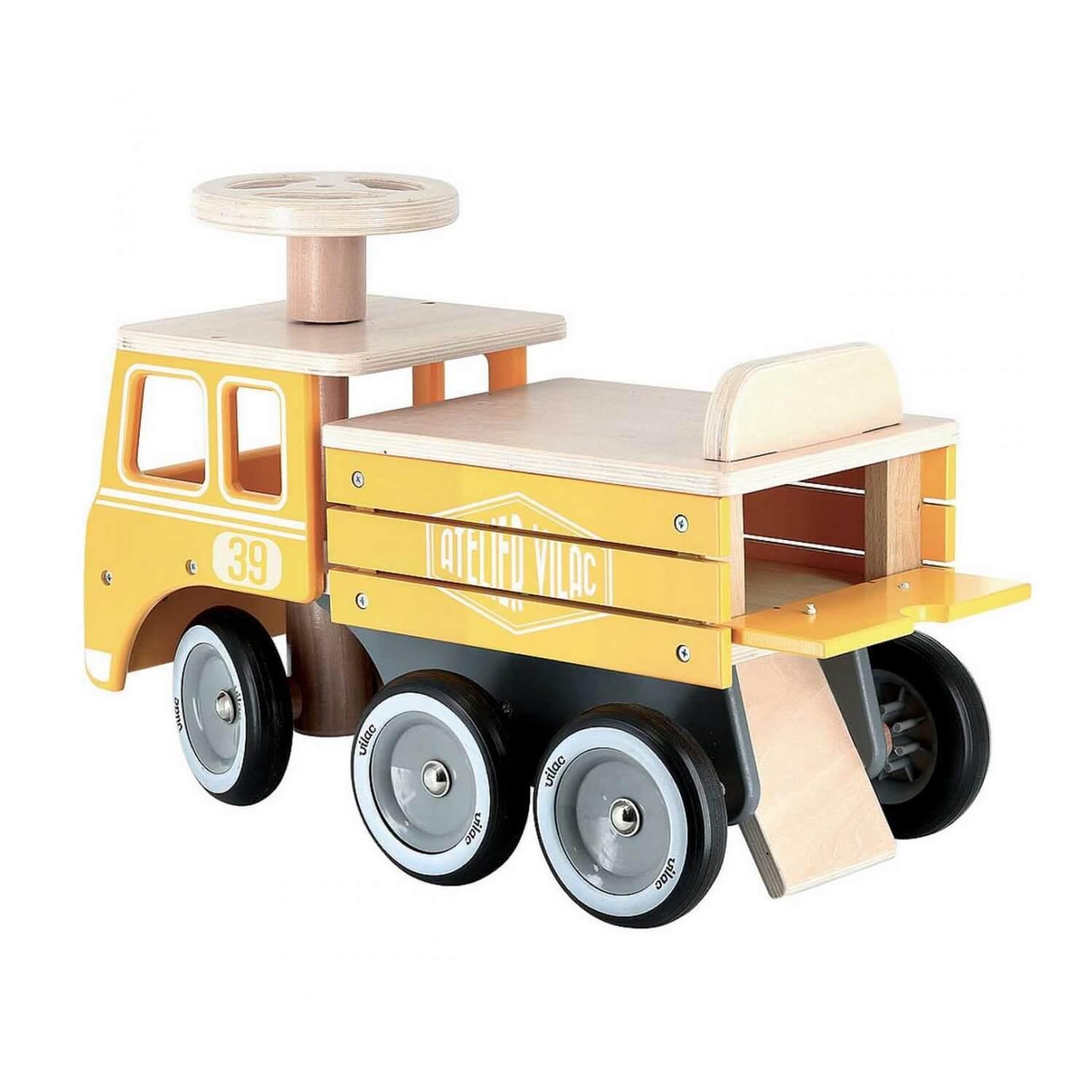 Voir la diapositive 2 : Vilac Porteur camion de chantier en bois