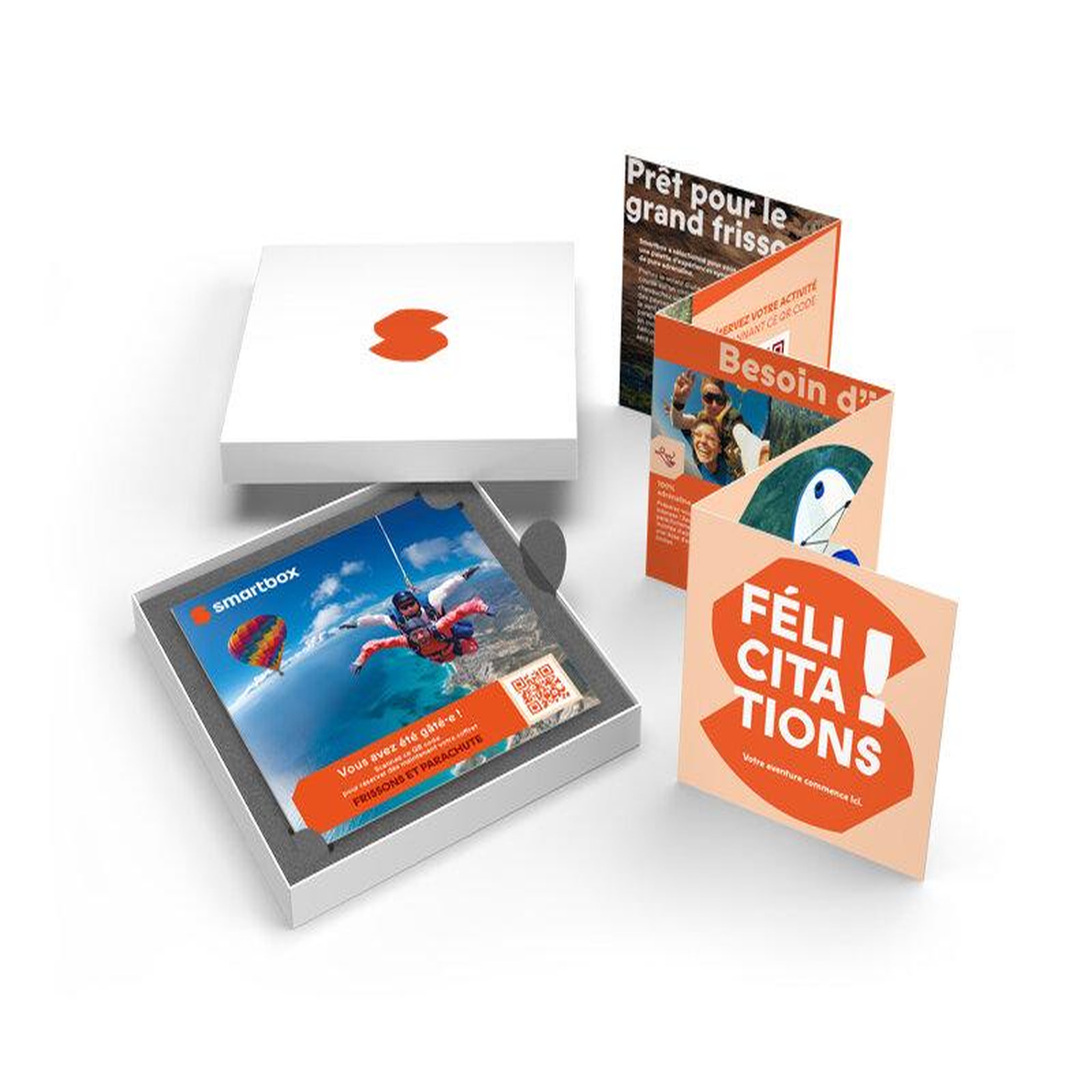 Voir la diapositive 2 : Smartbox Frissons et parachute - Coffret Cadeau Sport & Aventure